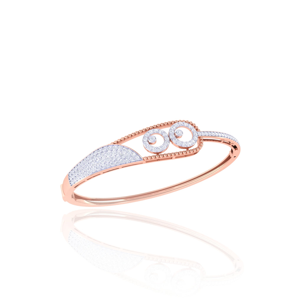 Double Circle Stone Bracelet