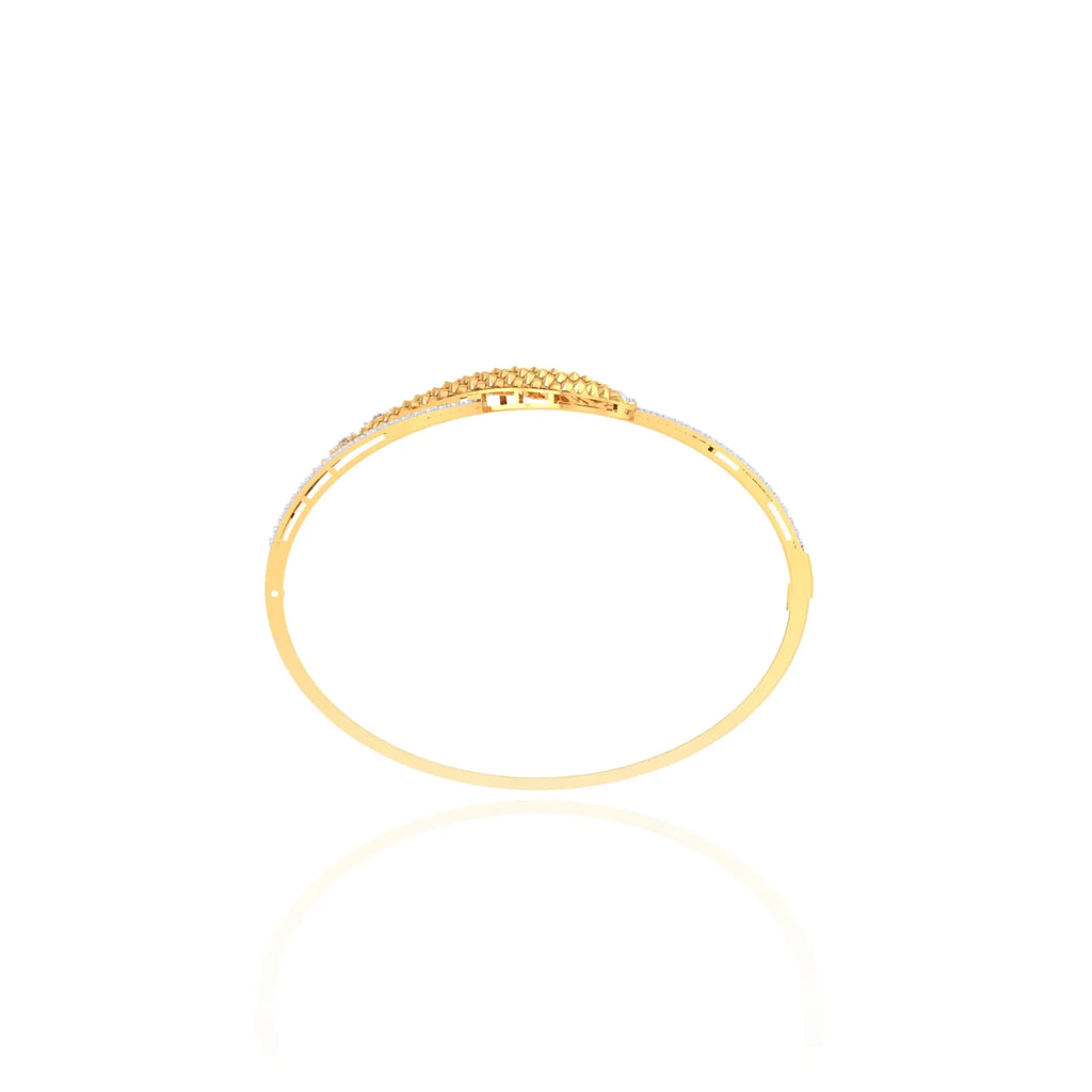 Crossover Leaf Cluster Bracelet