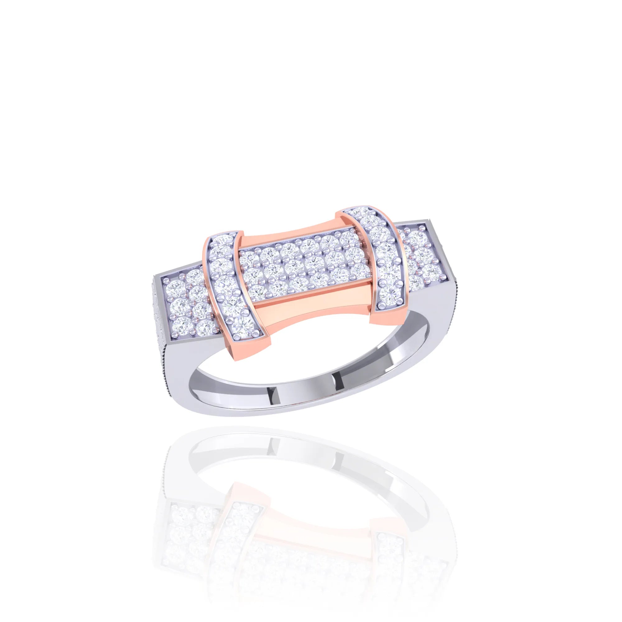 Anvit Crown Bridge Designer Men’s Ring imitation jewellery